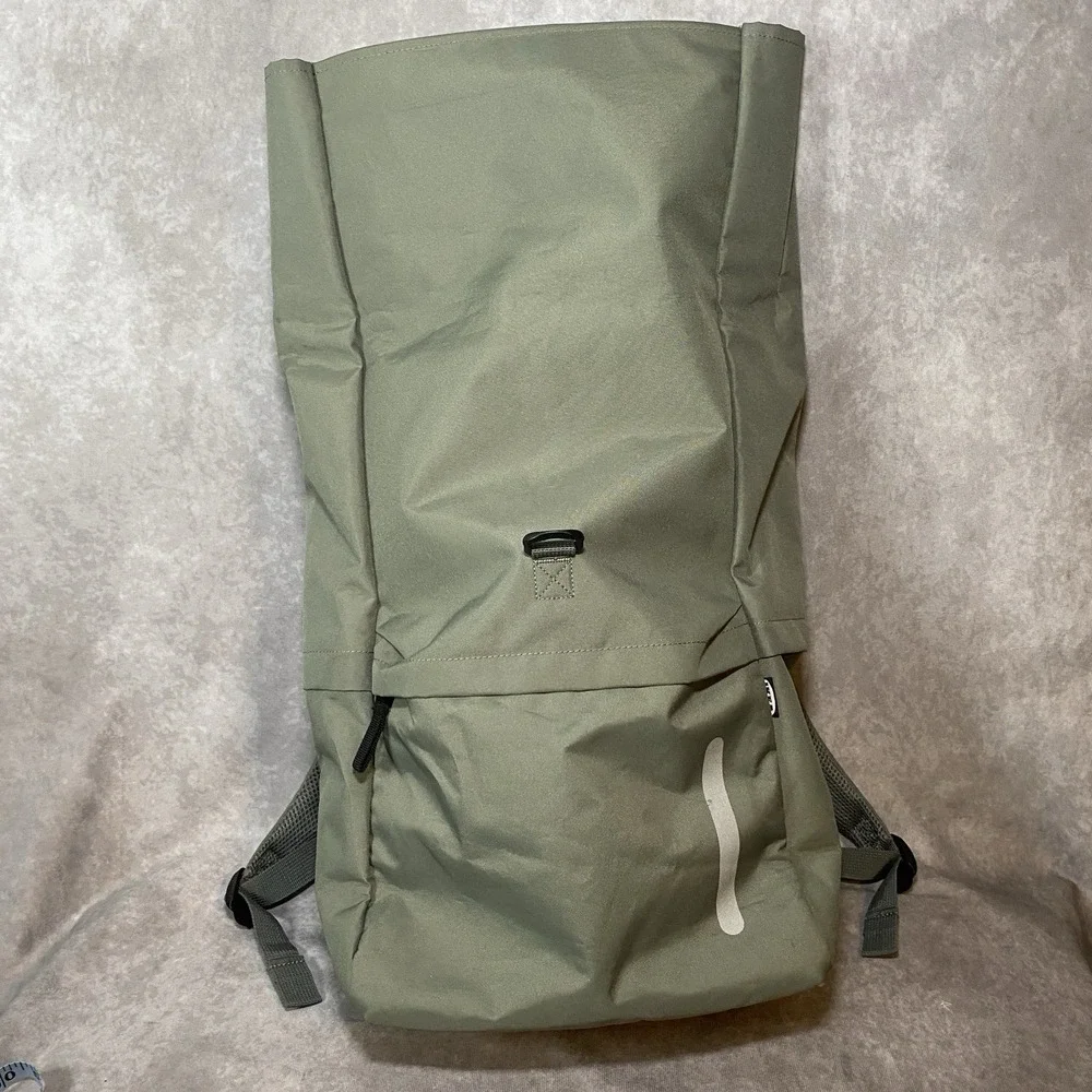 RETIRED IKEA DROMSAK Large Hiking Tote Duffle Laptop Backpack Olive Green